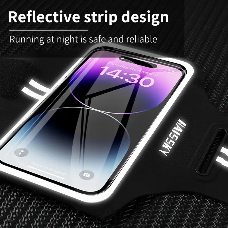 Brazalete deportivo ultrafino para correr.