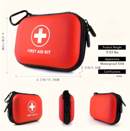 Kit de primeros auxilios completo, 104 piezas