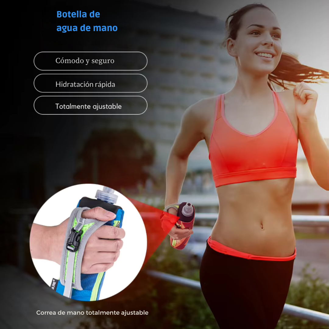 Bolsa de hidratación para cargar en mano (no incluye botella)