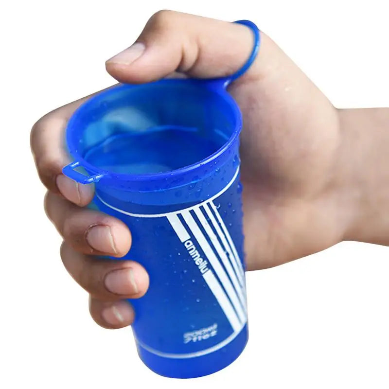 Vaso plegable de 200 ml, para deportes, acampada, senderismo, camping y viajes.