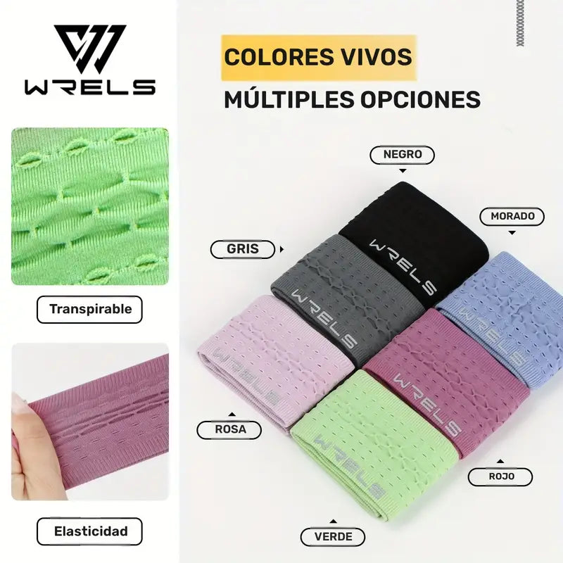 Banda antideslizante Wrels para correr, elástica para hombre y mujer.