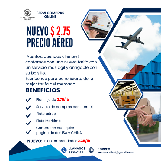 Compras por internet y servicio de casillero