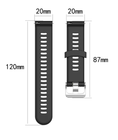 Correa de 20 mm para garmin venu y vivoactive