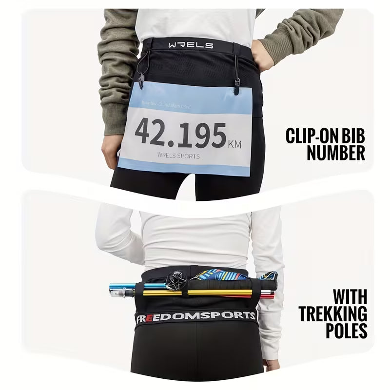Cinturón sin costuras WRELS para correr y andar en bicicleta